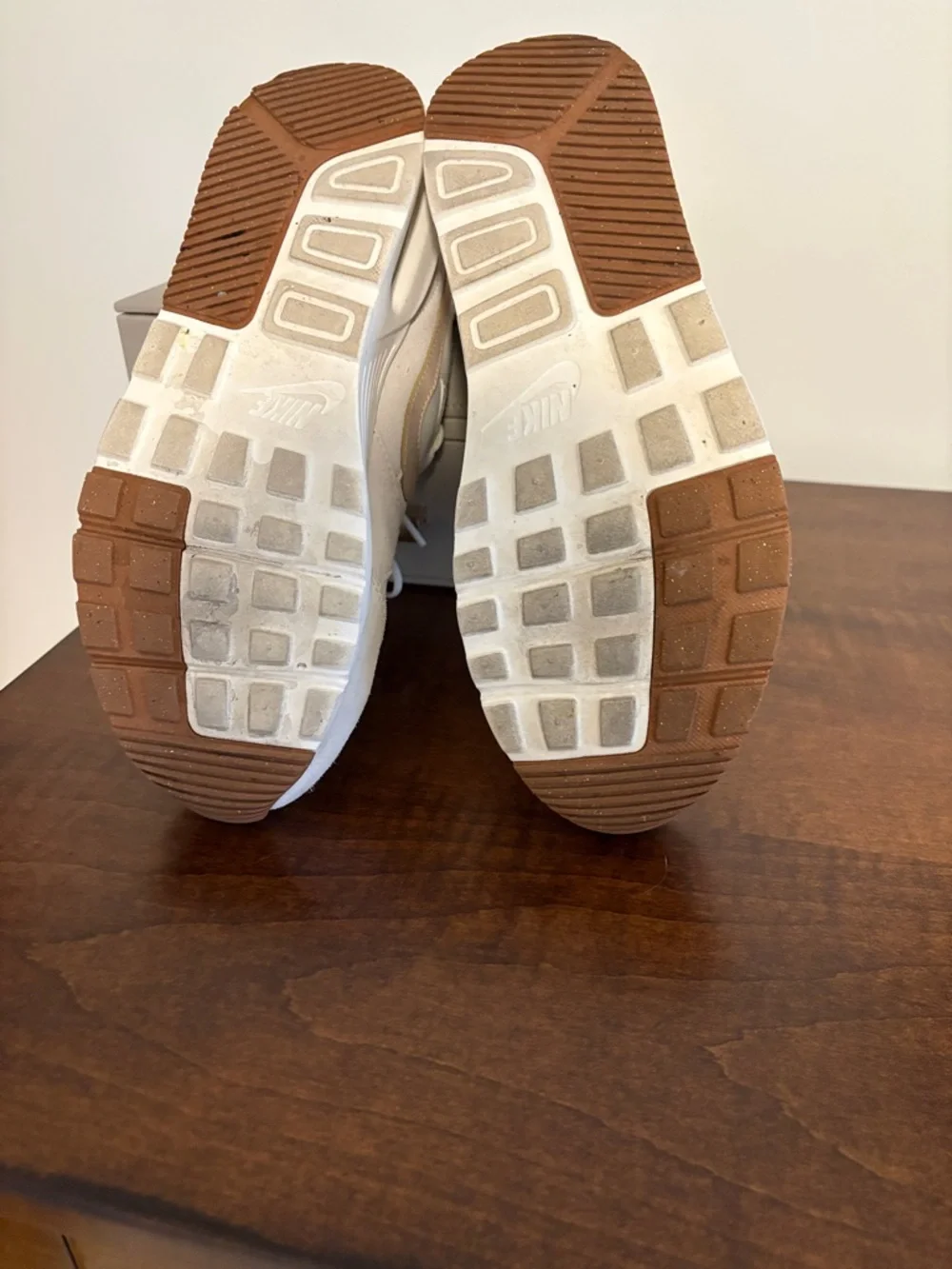 Nike Women’s Low-Top Sneakers in Ivory/White and Blush